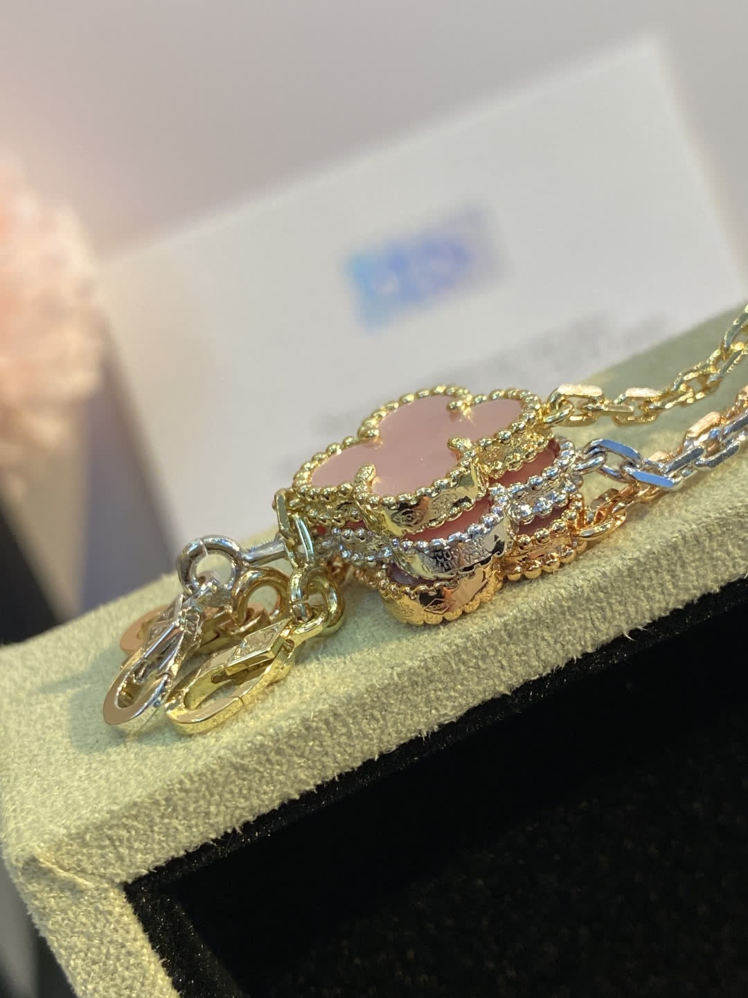 Van Cleef & Arpels Alhambra Pink Gold Bracelet